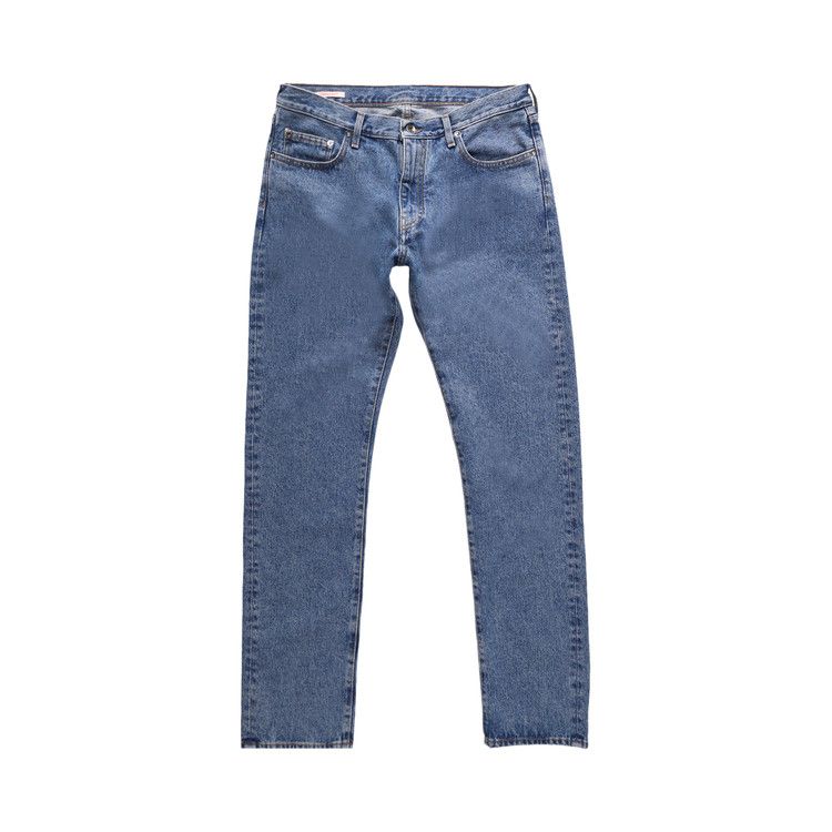 Buy Off-White Diagonal Pocket Slim Jeans 'Meidum Blue/White