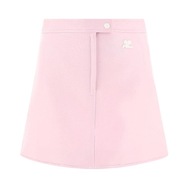 Buy Courreges Vinyl Mini Skirt Light Pink 122CJU001VY00035001 GOAT