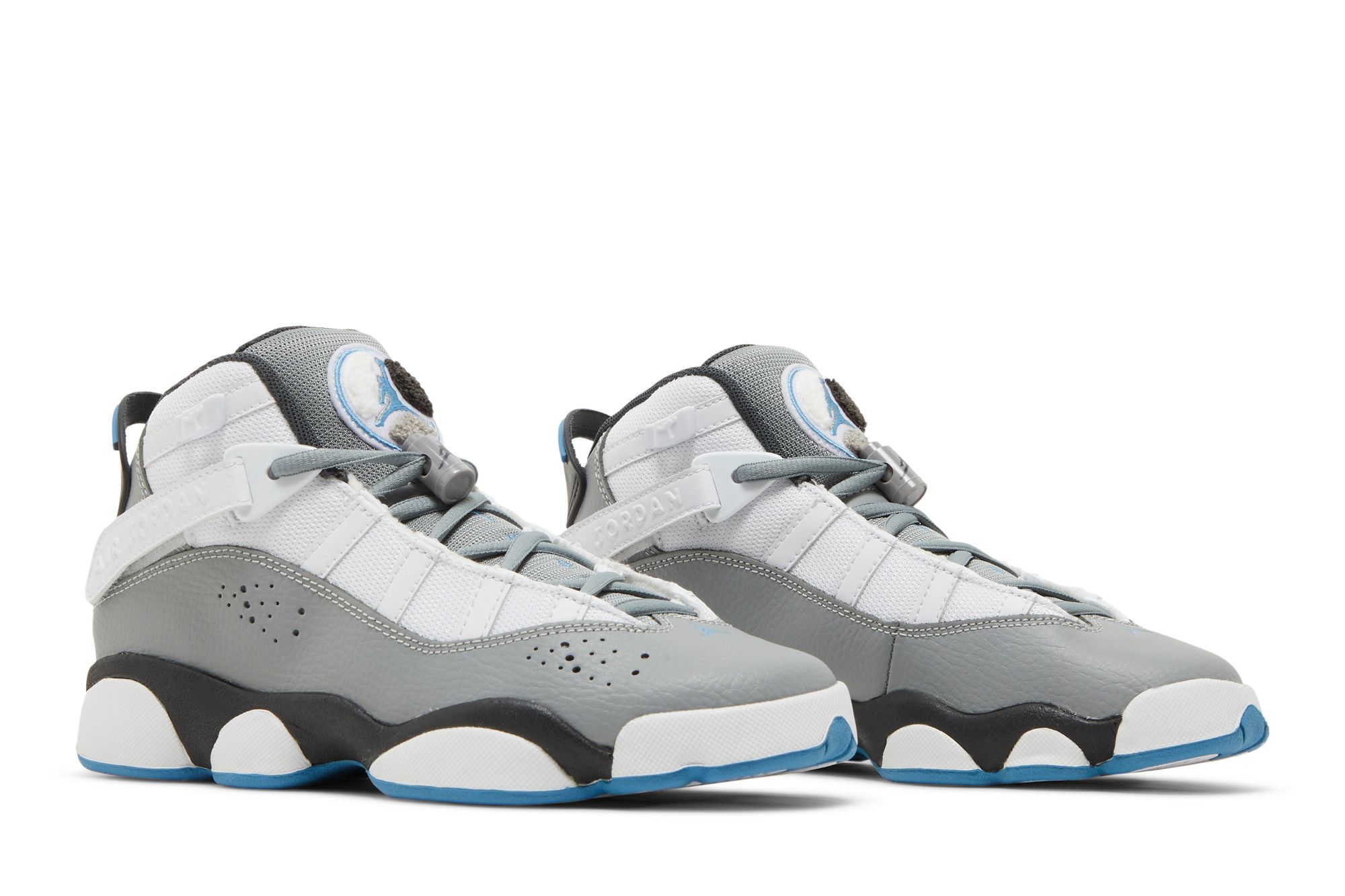 Pre-owned Air Jordan Jordan 6 Rings Gs 'white Particle Grey'