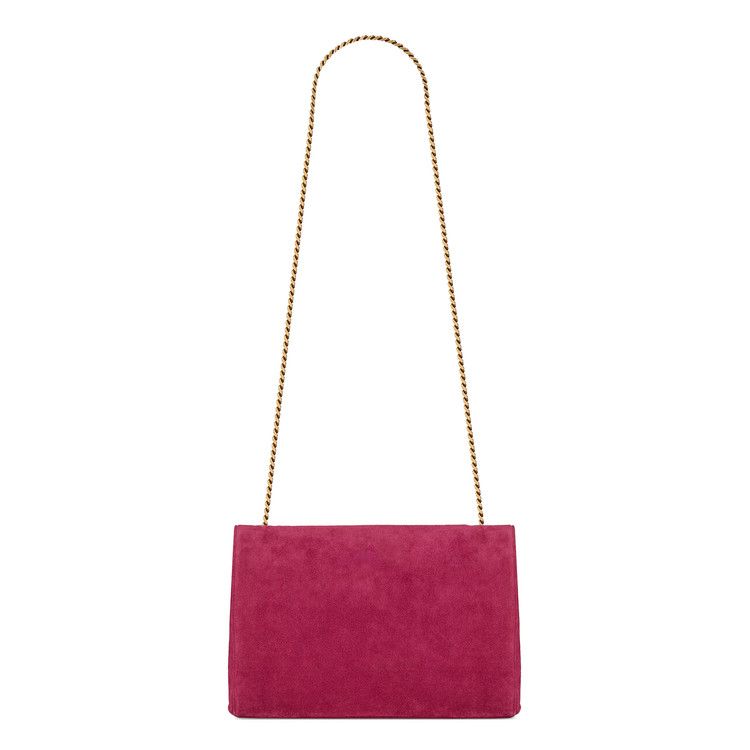 Saint Laurent Kate Medium Reversible Chain Bag Magenta Pink