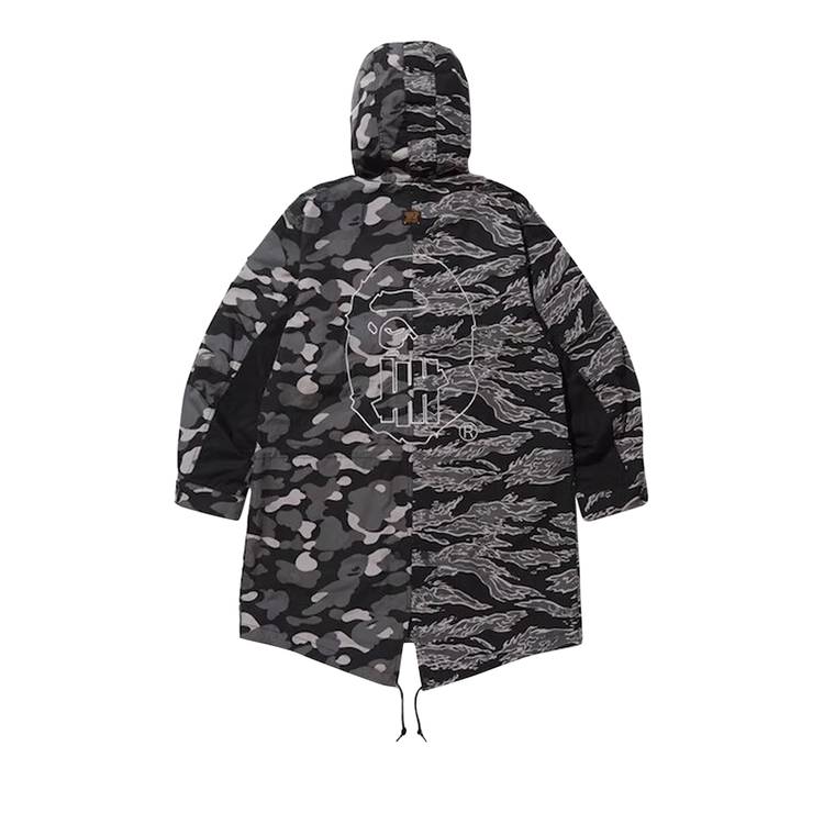 Buy BAPE x Undefeated M-51 Hoodie Jacket 'Silver' - 1E80 140 001