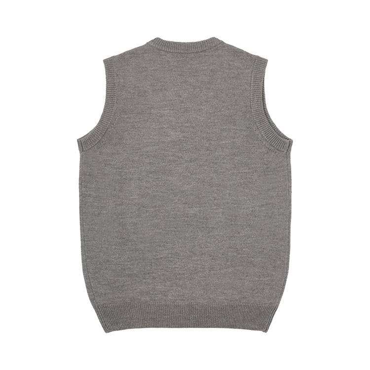 Palace Rose Knit Vest 'Grey'