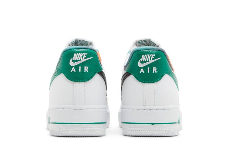 Pre-owned Nike Air Force 1 07 Lv8 Emb White Malachite Green Men Af1 Casual  Shoe Dm0109-100