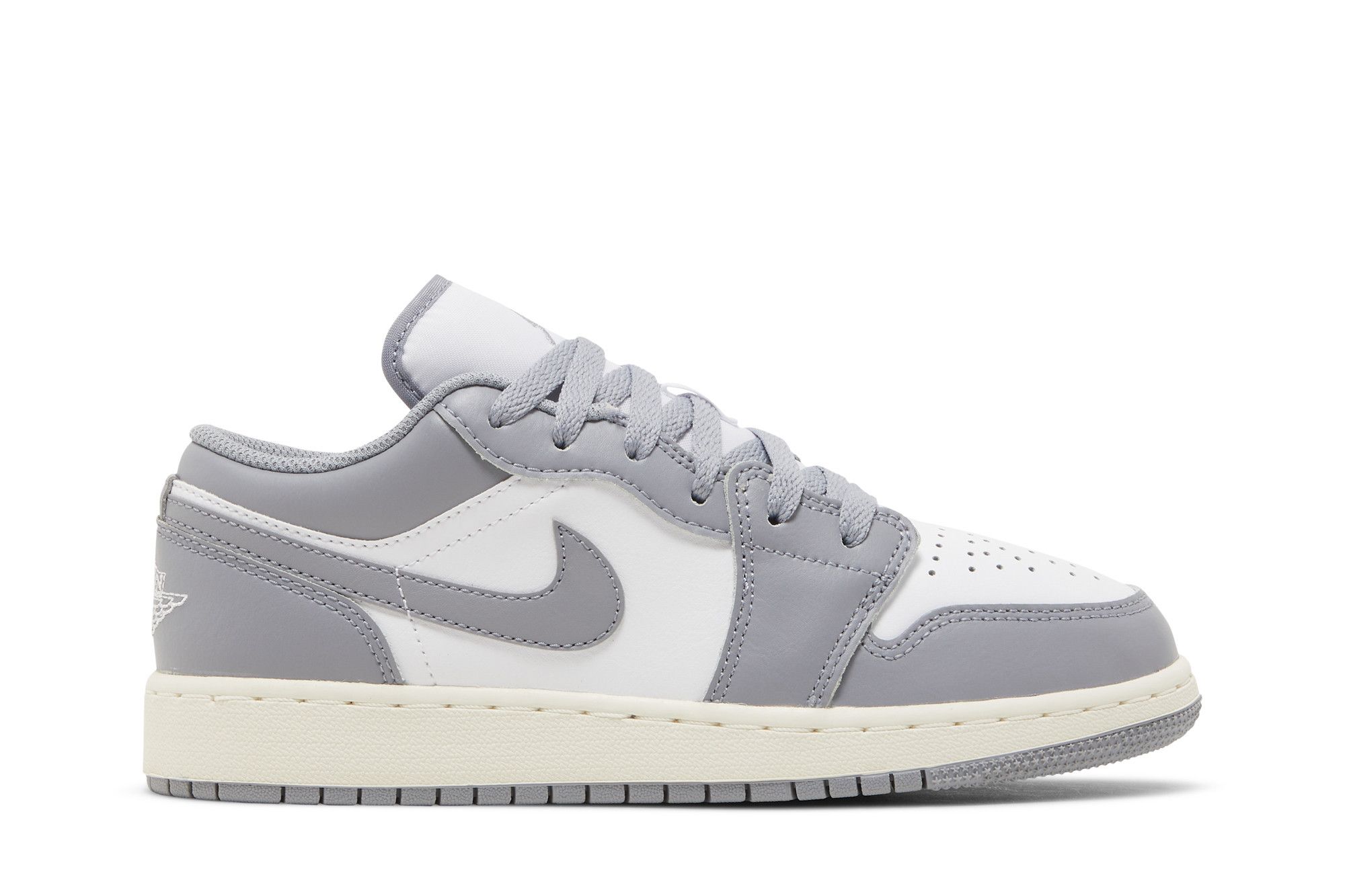 Pre-owned Air Jordan 1 Low Gs 'vintage Grey'