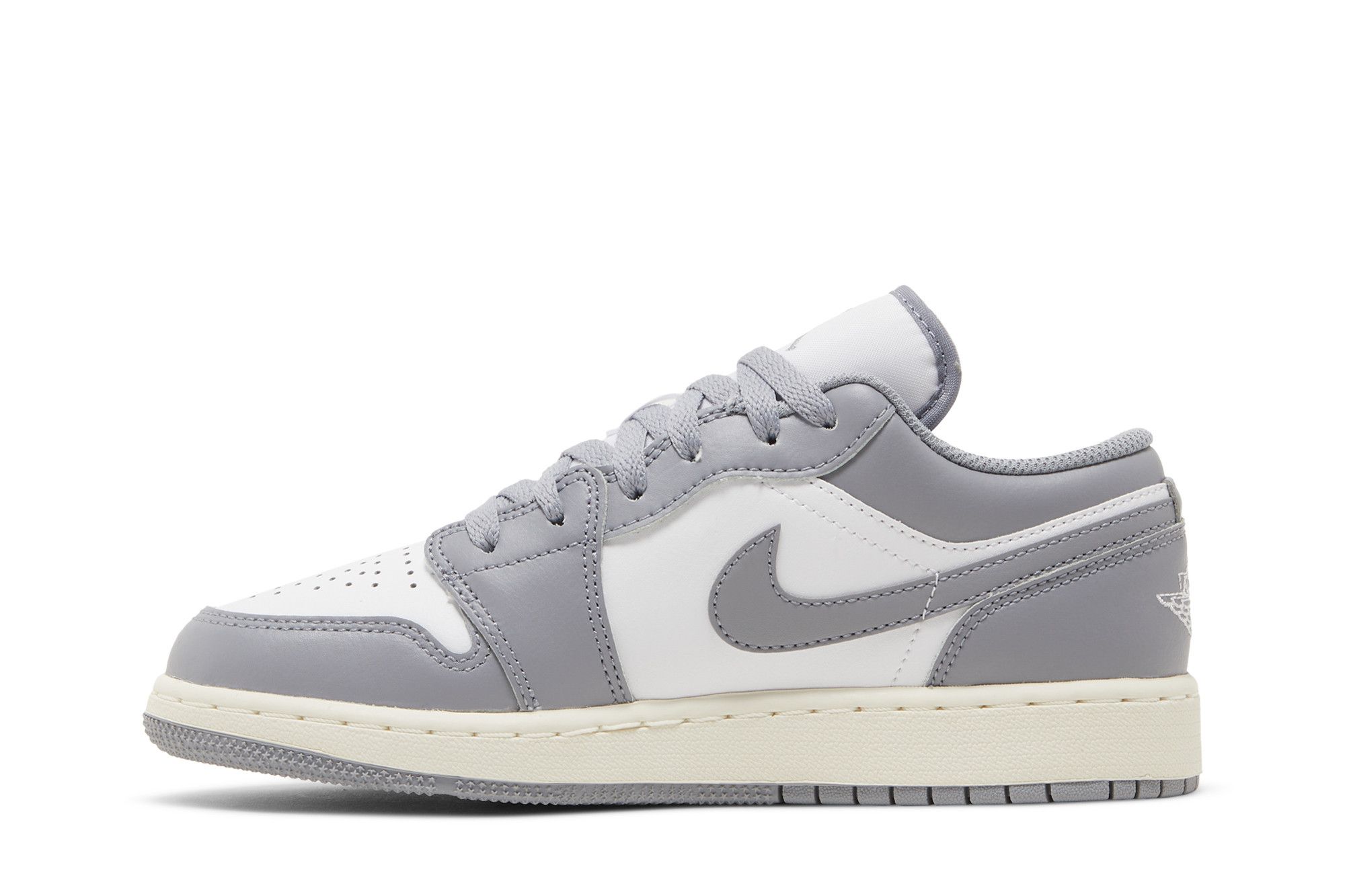Pre-owned Air Jordan 1 Low Gs 'vintage Grey'