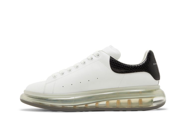 Alexander Mcqueen Oversized Sneaker Transparent Sole Snakeskin Culture Circle