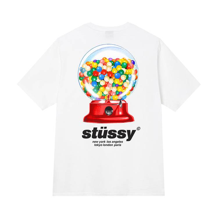 Buy Stussy Gumball Tee 'White' - 1904920 WHIT | GOAT CA