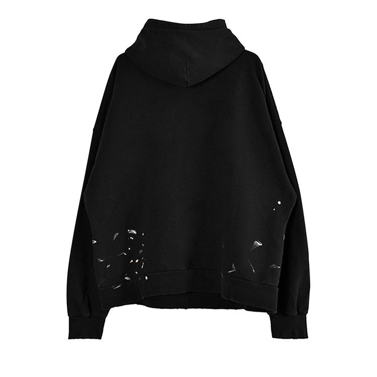 Balenciaga Wide Fit Hoodie Washed Black