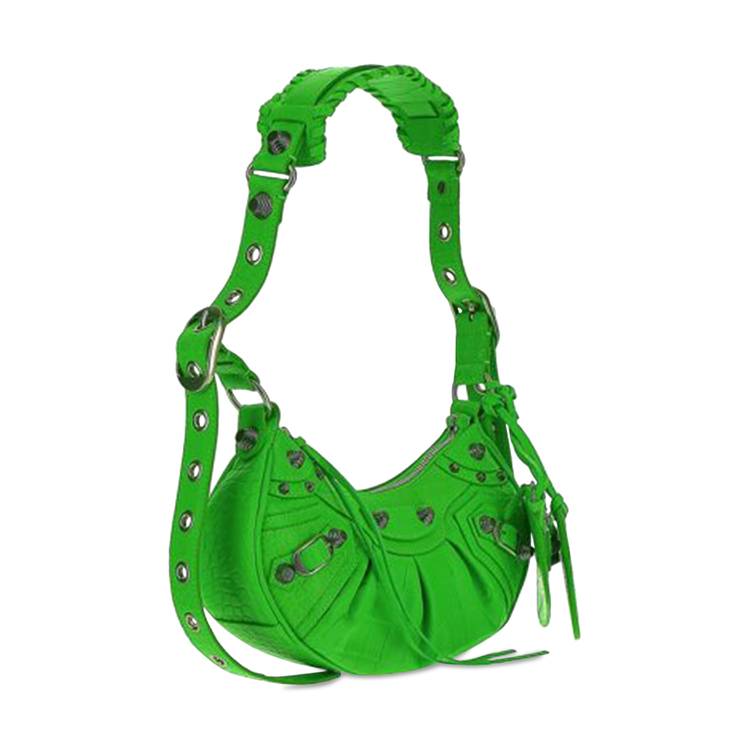 Balenciaga Le Cagole XS Shoulder Bag In Green 6713091VG9Y3809 - Handbags -  Jomashop