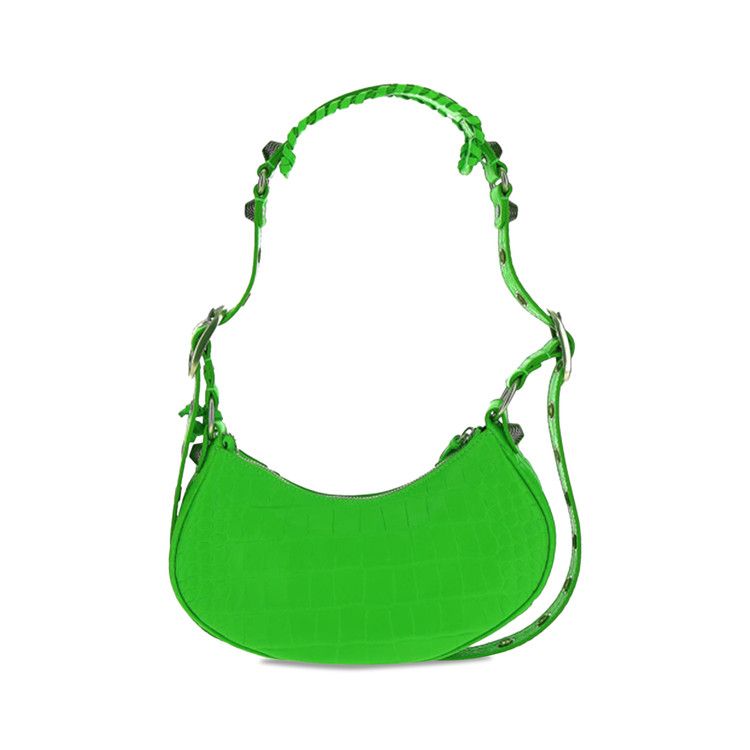 Balenciaga XS Le Cagole Shoulder Bag Acid Green