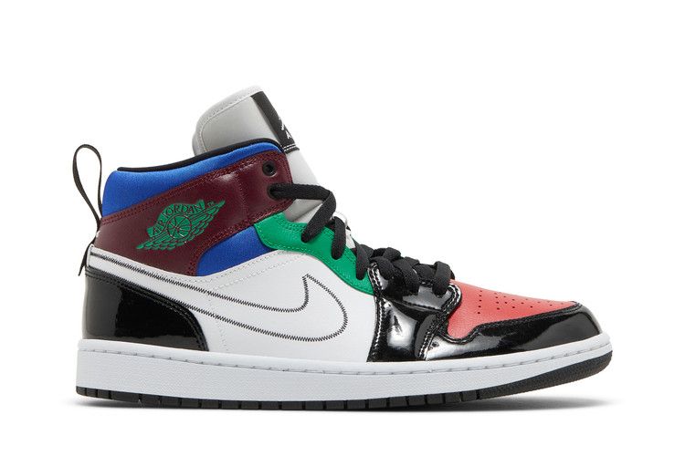 jordan 1 mid se multicolor women's