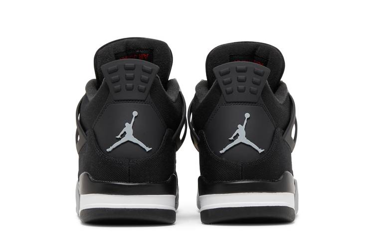 Air Jordan 4 'Black Canvas' - DoorstepDrip