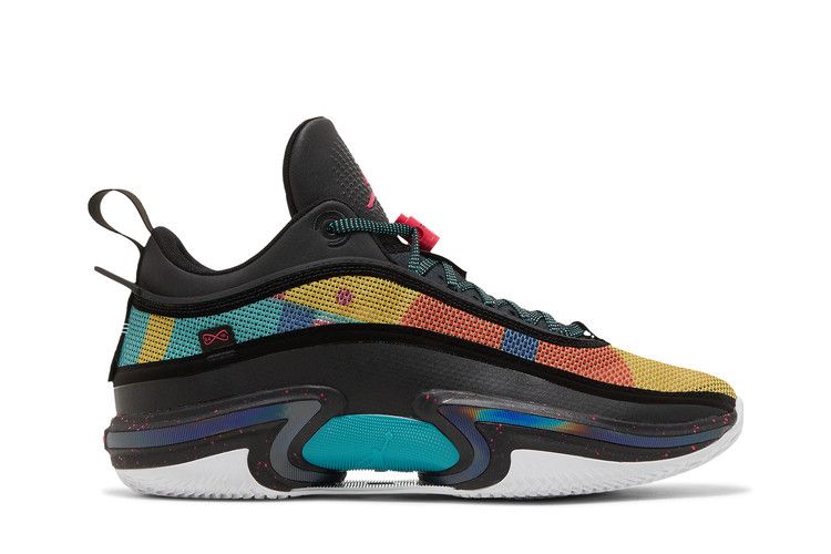Air Jordan 36 Low Black Multi-Color (2022)