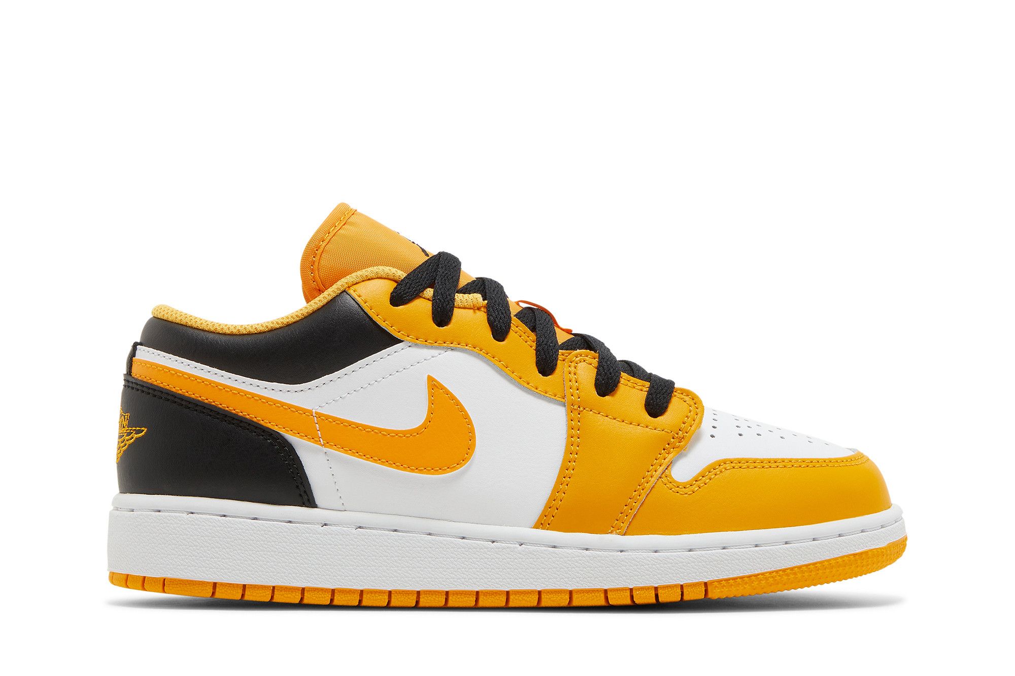 Pre-owned Air Jordan 1 Low Gs 'taxi White' In Yellow