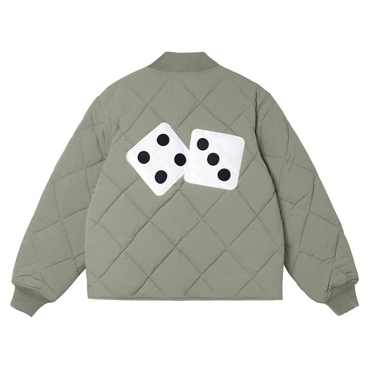 Buy Stussy Dice Quilted Liner Jacket 'Olive' - 115652 OLIV | GOAT