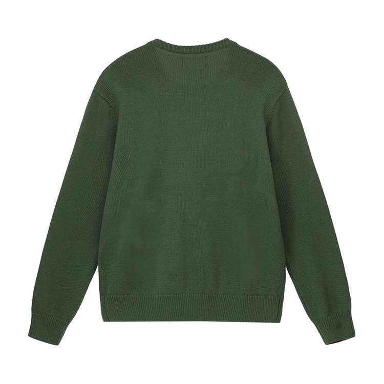 Buy Stussy Curly S Sweater 'Green' - 117073 GREE | GOAT UK