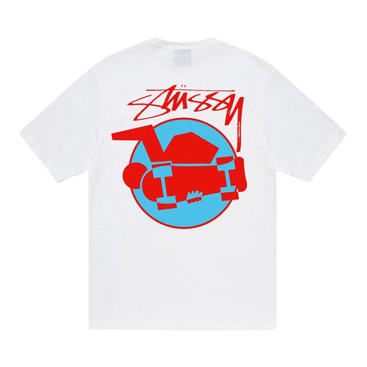 Stussy Skateman T-Shirt White