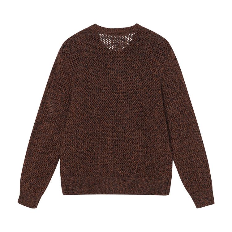 Stussy 2 Tone Loose Gauge Sweater Black