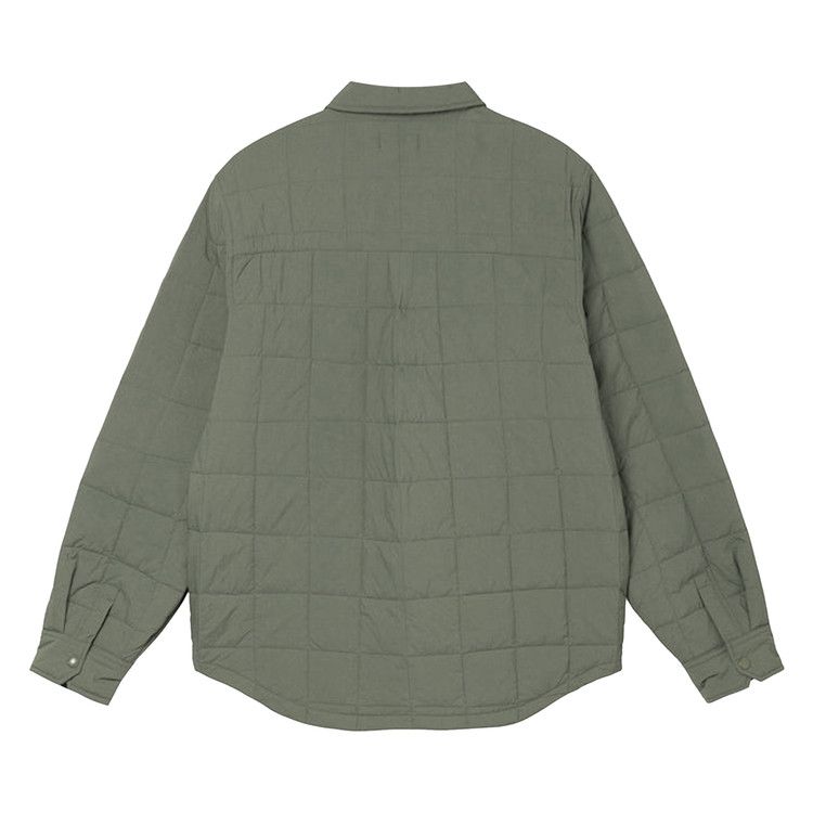 Stussy Quilted Fatigue Shirt 'green'