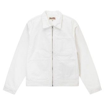 ジャケット・アウター stussy overdyed zip work jacket S bone 1027093_01.jpg.jpeg