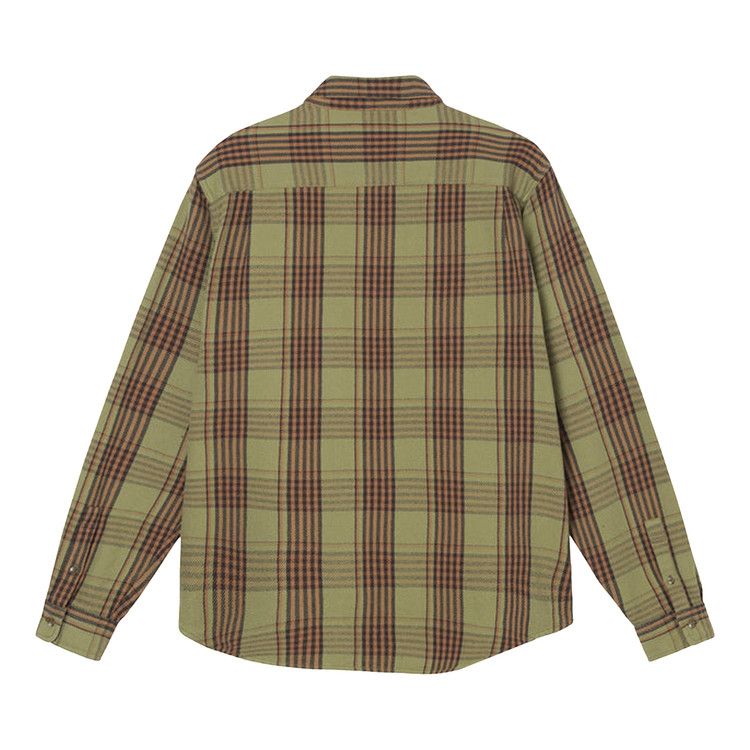 Stussy Laguna Plaid Shirt Olive
