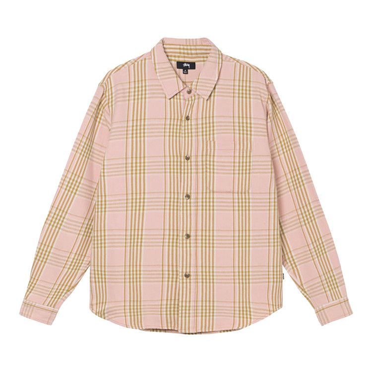 Stussy Laguna Plaid Shirt 'pink'