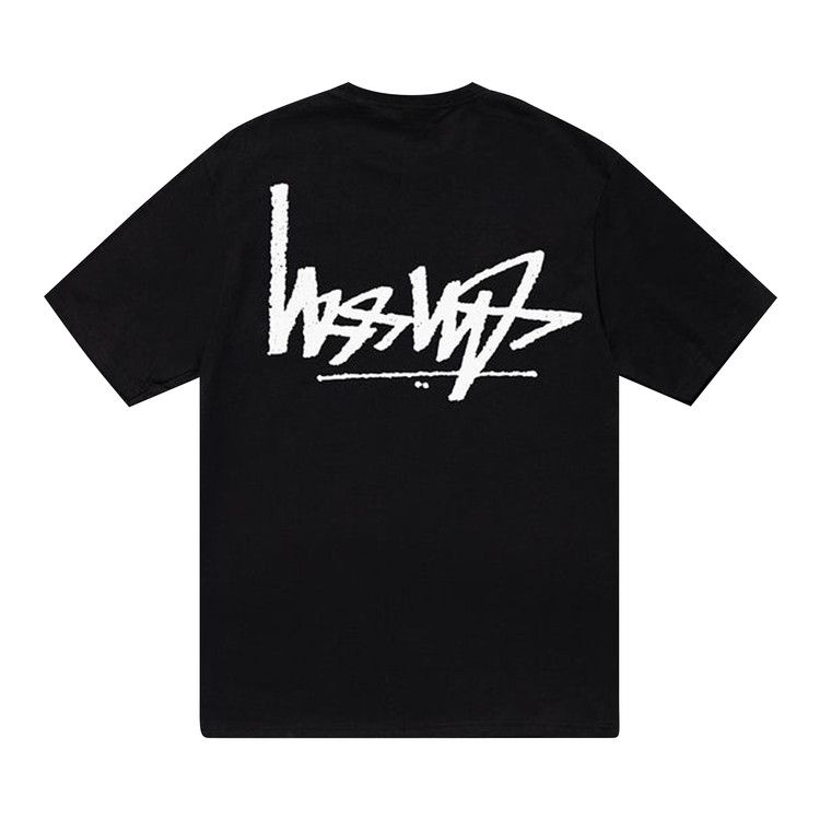 Buy Stussy Flipped Tee 'Black' - 1904895 BLAC | GOAT