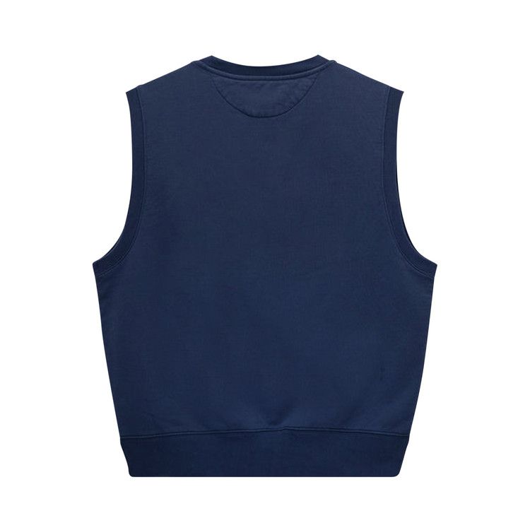 Buy Stussy Sport Fleece Vest 'Navy' - 118489 NAVY | GOAT