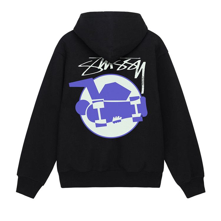 Stussy Skateman Hoodie Black