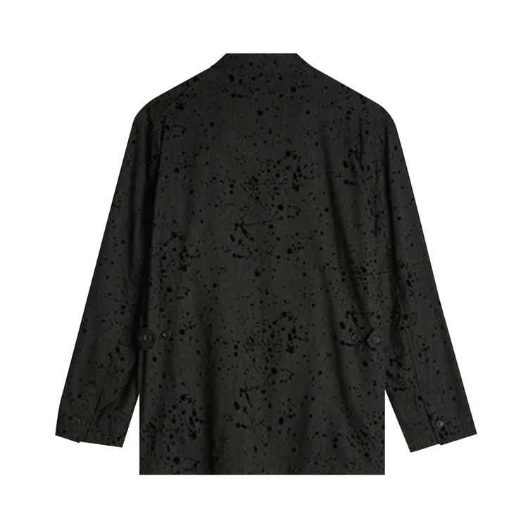 Buy Engineered Garments Rayon Wool Flocking Splatter Print Loiter