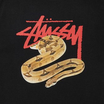 ★関税込★STUSSY★SERPENT TEE★Tシャツ★BLACK Buy Stussy Serpent Tee 'Black' - 1904990 BLAC | GOAT