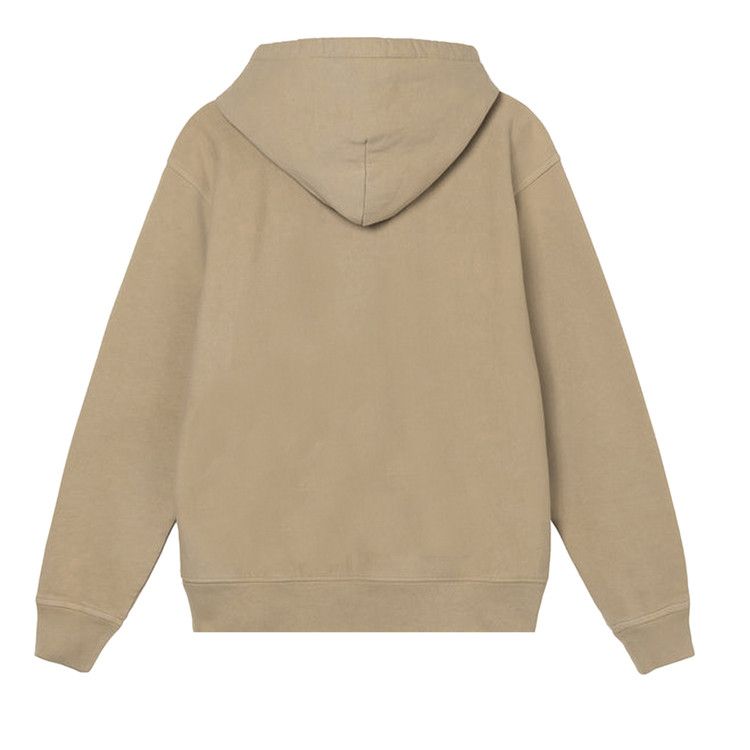 Stussy Stock Logo Hood Khaki