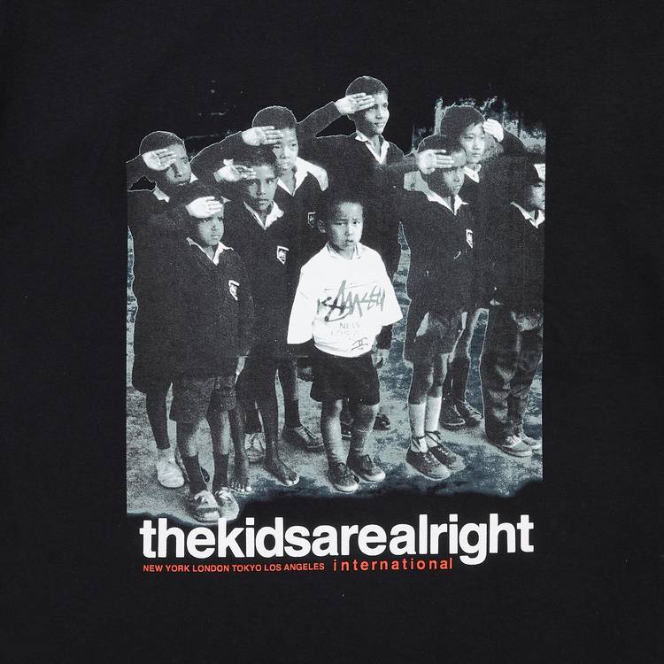 Stussy The Kids Are Alright Tee 'Black'