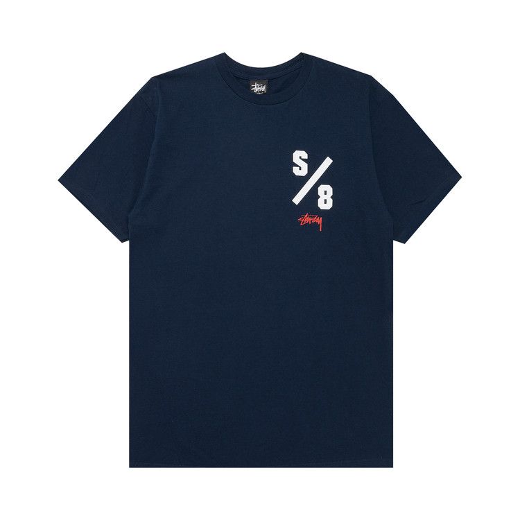 Buy Stussy S/8 Tee 'Navy' - 1902780 NAVY | GOAT