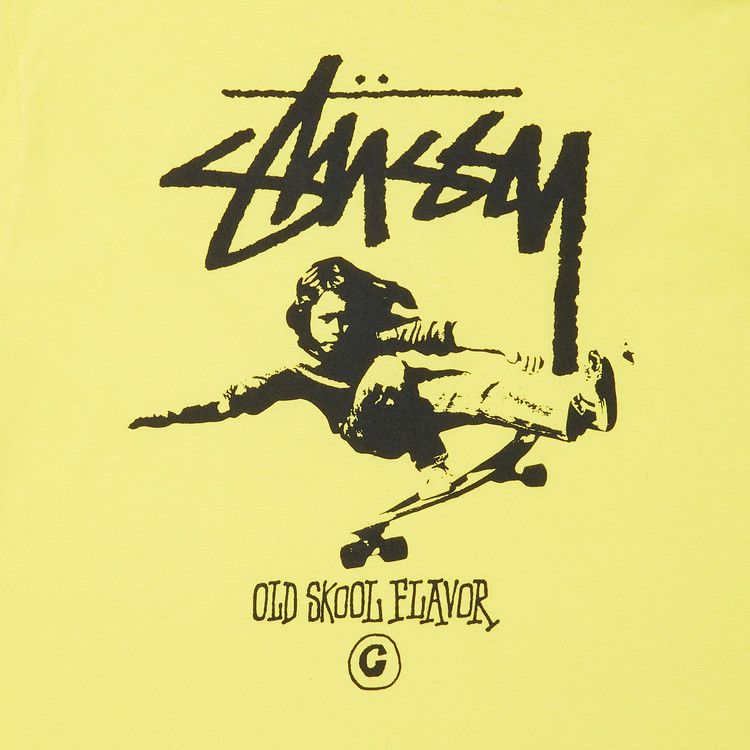Buy Stussy Stock Skater Tee 'Yellow' - 1902789 YELL | GOAT