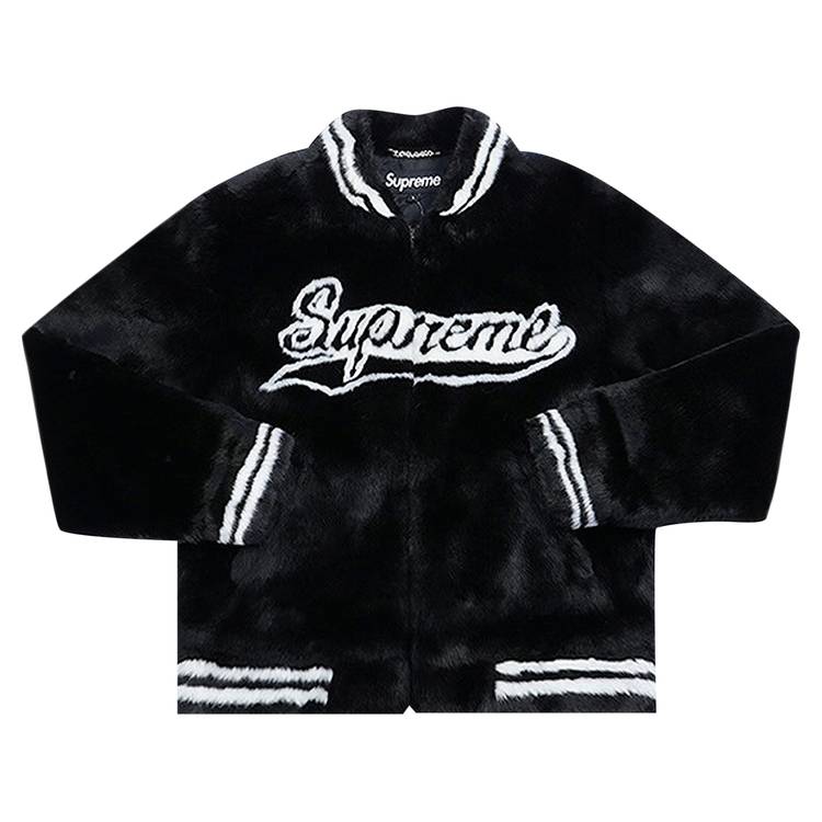 Buy Supreme Faux Fur Varsity Jacket 'Black' - SS20J59 BLACK 