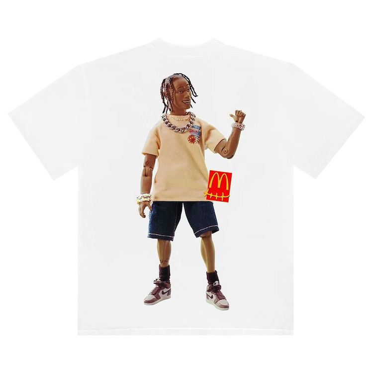 Cactus Jack By Travis Scott X Mcdonald's Action Figure Series T-Shirt 'white'