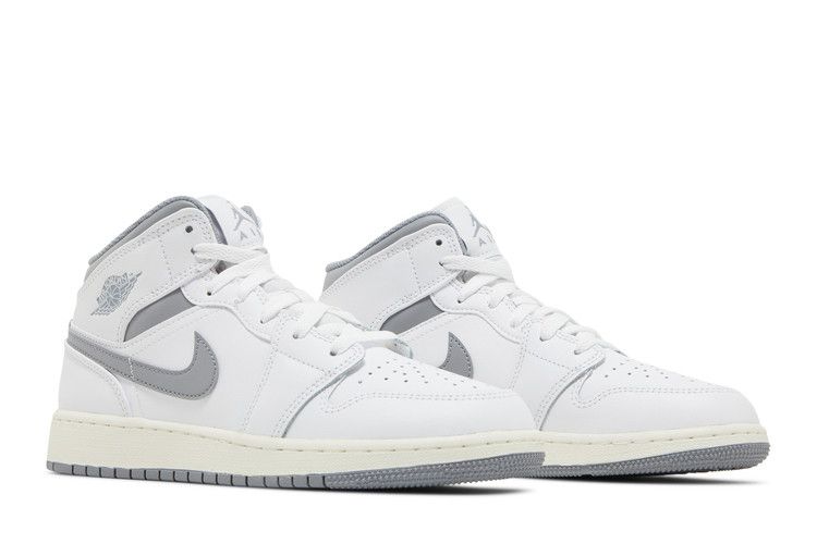 Air Jordan 1 Mid Gs Neutral Grey