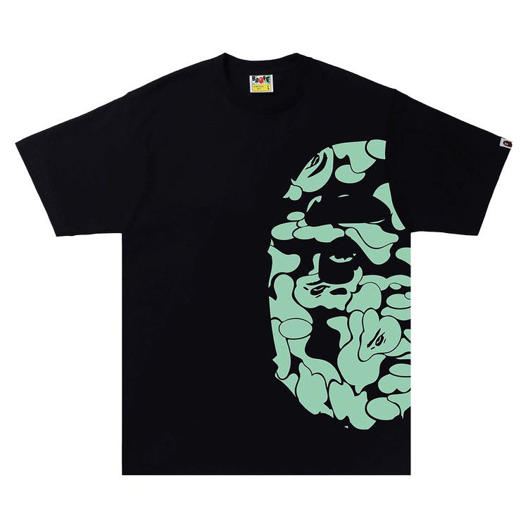 Buy BAPE Glow In The Dark Camo Side Big Ape Head Tee  