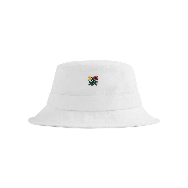 Aimé Leon Dore Brushed Floral Crest Bucket 'White'