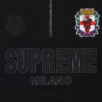 Supreme Milano Half Zip Pullover 'Black'