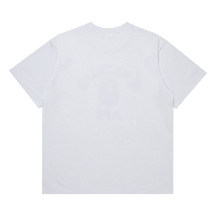 Bape Space Camo College Tee 'white'
