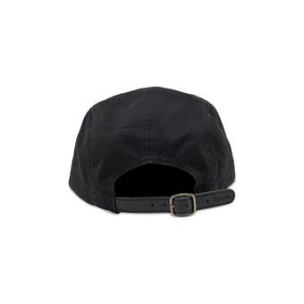 黒　Supreme Washed Chino Twill Camp Cap Supreme Washed Chino Twill Camp Cap Black - FW17 - US