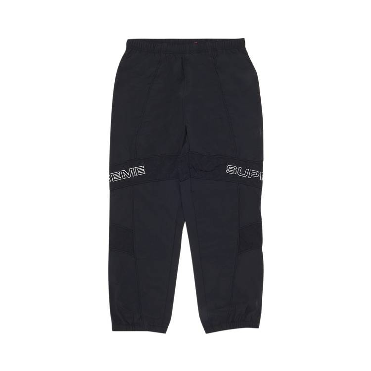 Supreme Jacquard Panel Track Pant 'Black' | GOAT