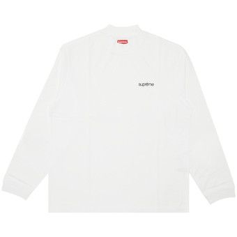 Buy Supreme Mock Neck Long-Sleeve Top 'White' - FW22KN27 WHITE | GOAT