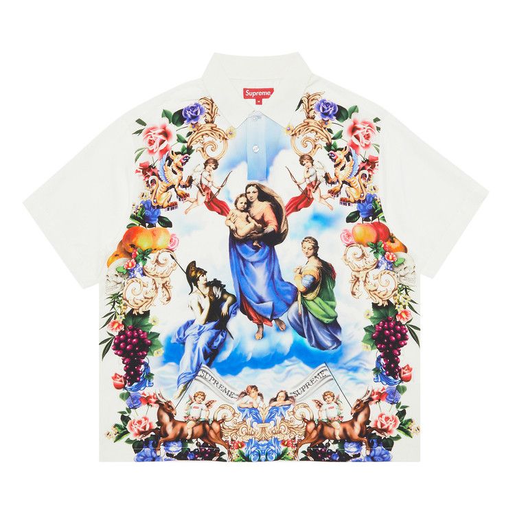 Supreme Heavenly Silk Polo 'white'