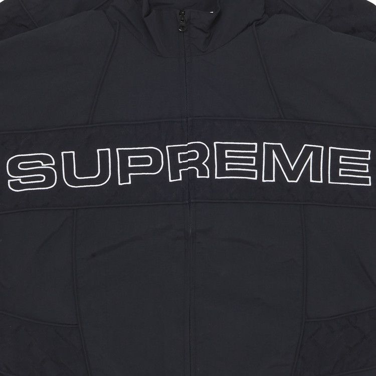 Supreme Jacquard Panel Track Jacket 'Black'