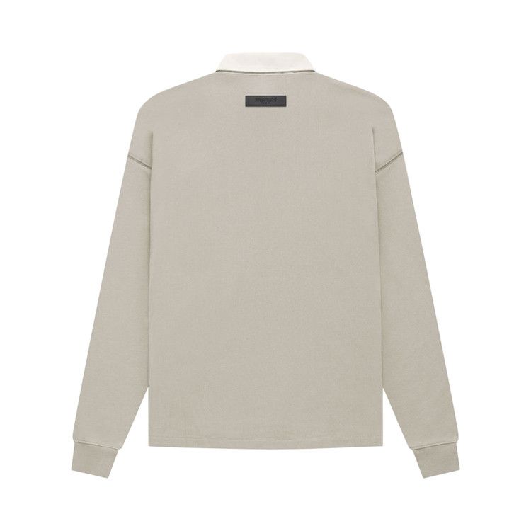 トップス essentials fearofgod Henley Rugby fog Fear of God Essentials Waffle Henley Rugby Off Black Men's