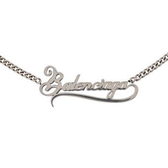 Buy Balenciaga Necklace 'Silver' - 674577 TZ99I 0911 | GOAT