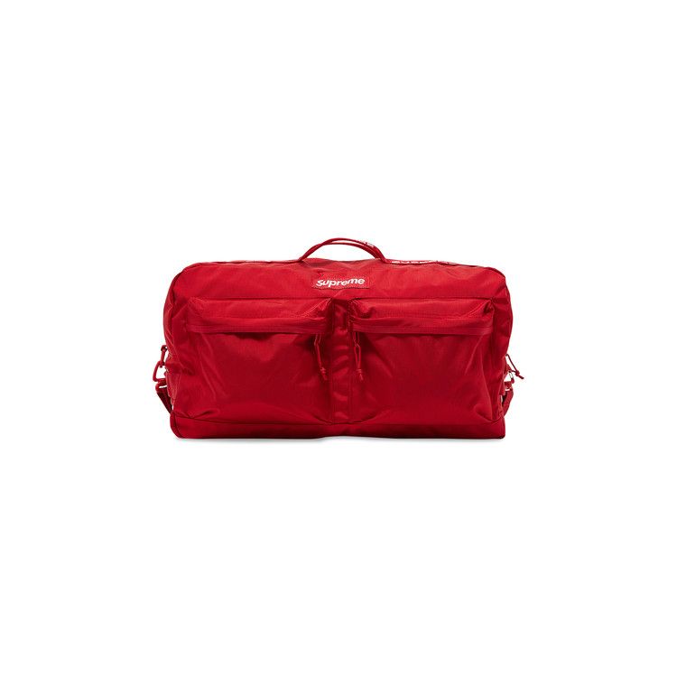 Red Polyester Supreme Duffle Bag, For Travel